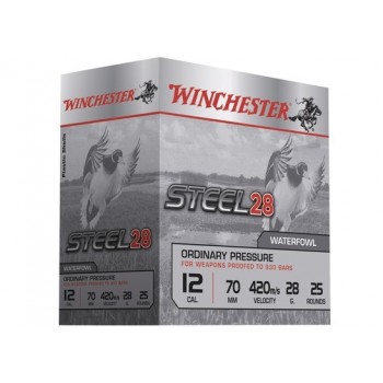 CART.ACIER WINCHESTER PRESSION STANDARD CL.12/70 N6 28G