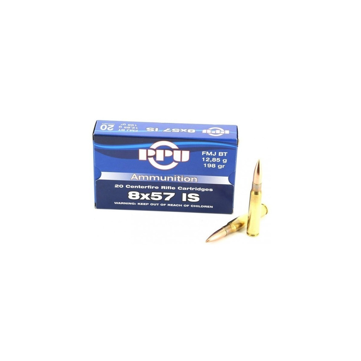 CART. PARTIZAN CAL. 8X57 IS FMJ-BT 198GR 1285 G BTE 20