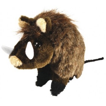 PELUCHE SANGLIER NATURE DE BRENNE 18 CM SONORE