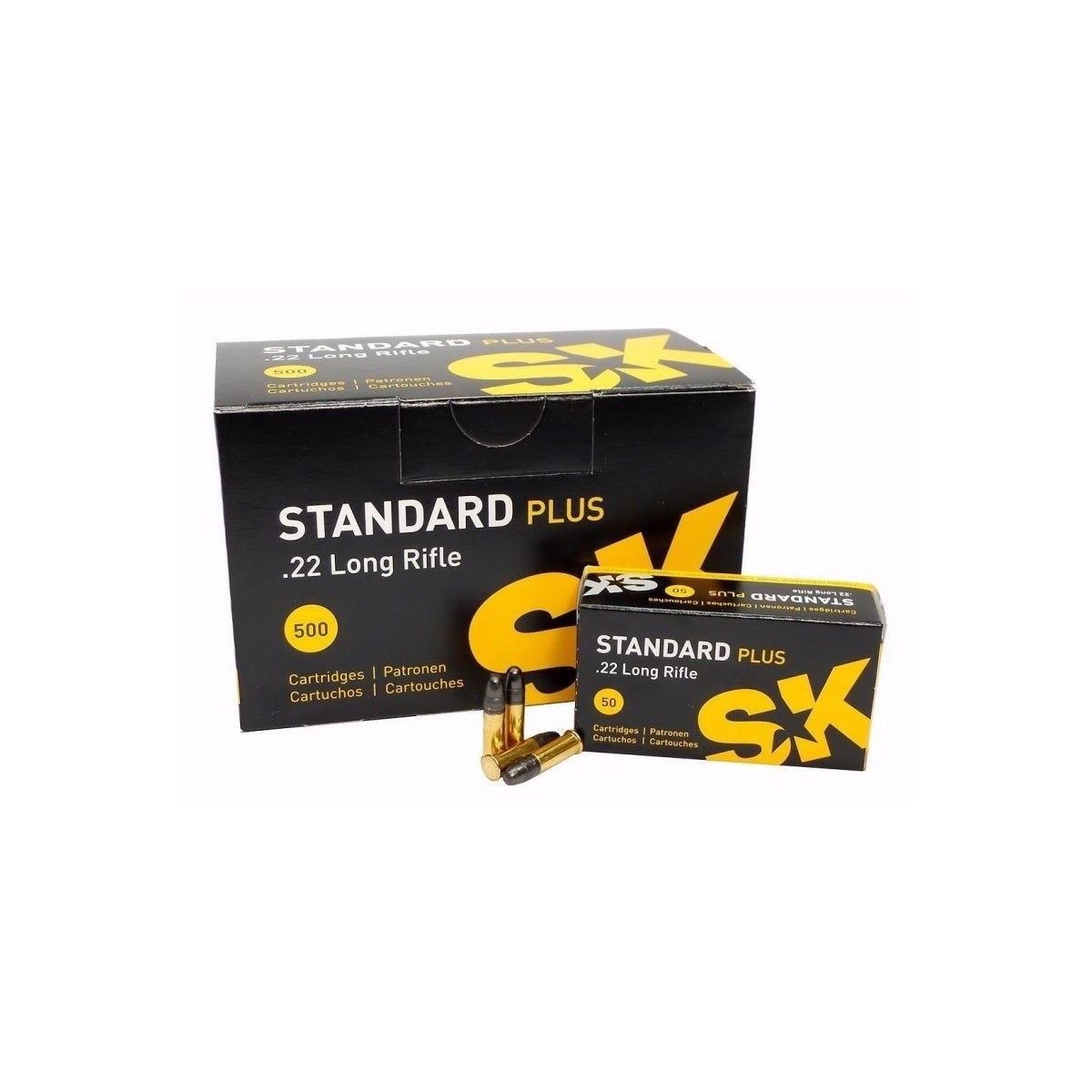 Boite de 50 cartouches SK Standard + .22LR