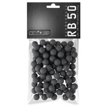 BILLES CAOUTCHOUC CONCORDE CAL. .50 POT DE 30 POUR HDR T4E 50