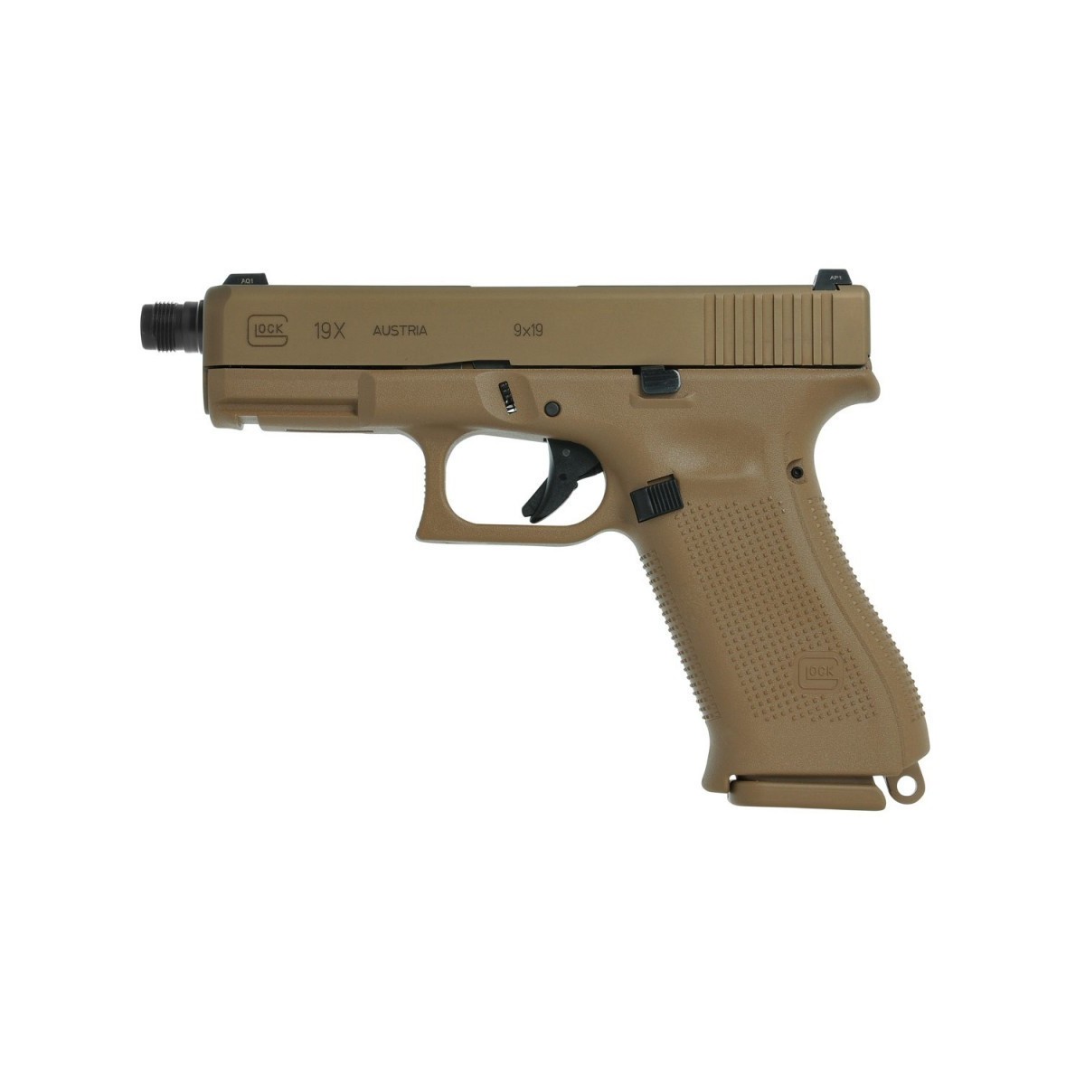 PISTOLET GLOCK 19X FILETE CAL 9X19 PISTOLET GLOCK 19X FILETE CAL 9X19