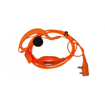 OREILLETTE AVEC MICRO MIDLAND MA21-AF ORANGE POUR TALKIE WALKIE G7 PRO & G9 PRO