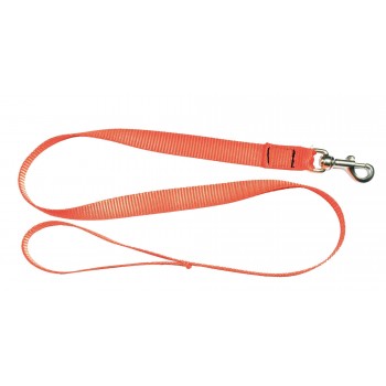 LAISSE SANGLE NYLON FLUO ORANGE 1.50M