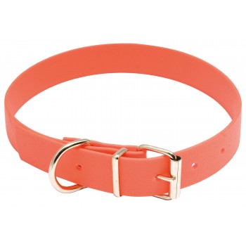 COLLIER BIOTHANE ORANGE FLUO 19mm X 50cm