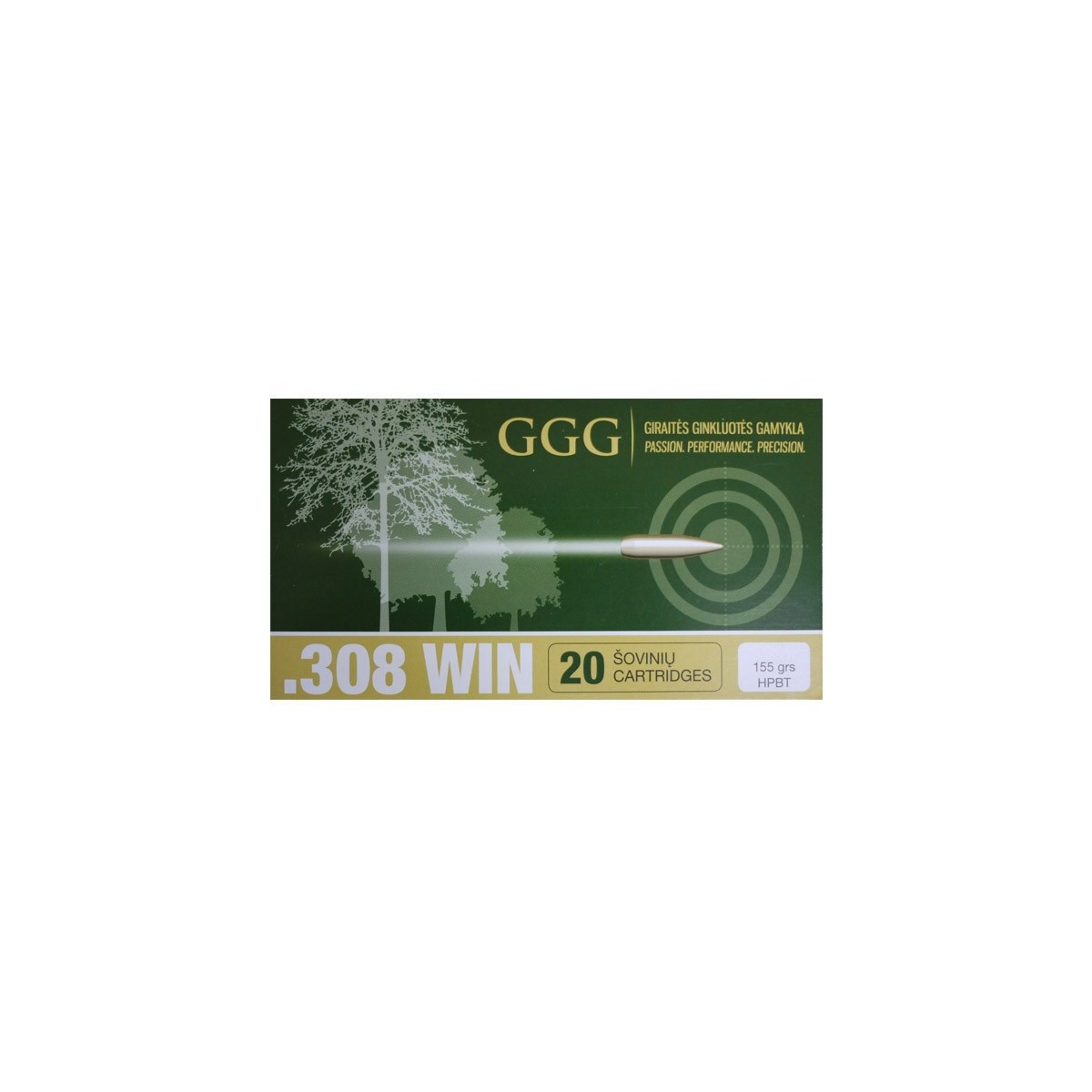 GGG 308 Win HPBT Match 155gr