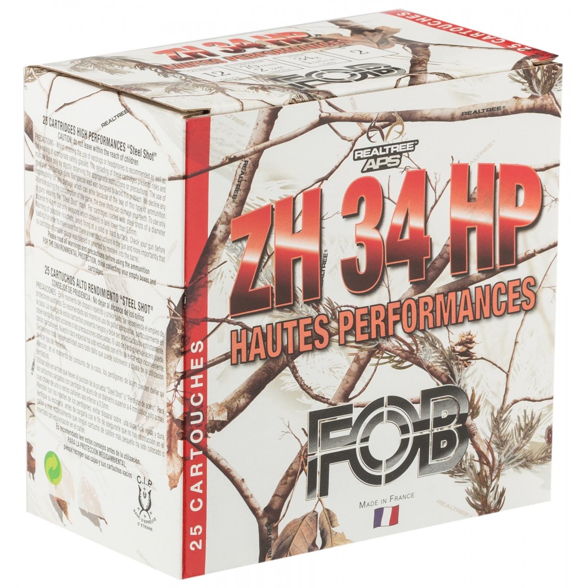 FOB ZH34 HP HAUTE PERFORMANCES ACIER CAL 12 N 4A bte 25