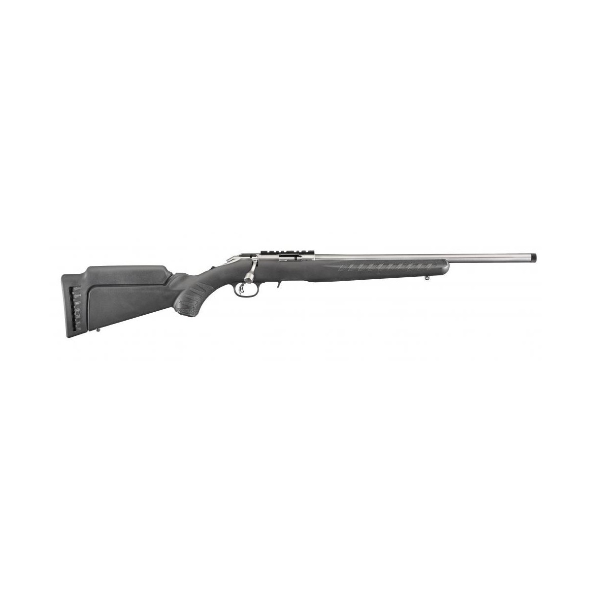 Carabine RUGER American Rimfire Inox filetée 22LR