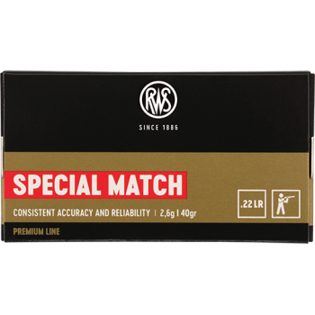 CARTOUCHES RWS SPECIAL MATCH CAL 22LR 40GR