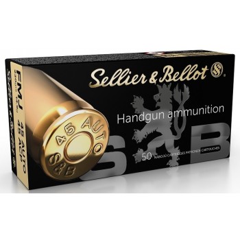 CARTOUCHES SELLIER & BELLOT 45ACP 230 GR X50