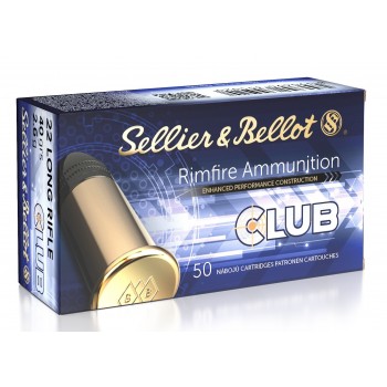 CARTOUCHES SELLIER BELLOT CLUB CAL 22LR 40GR X50