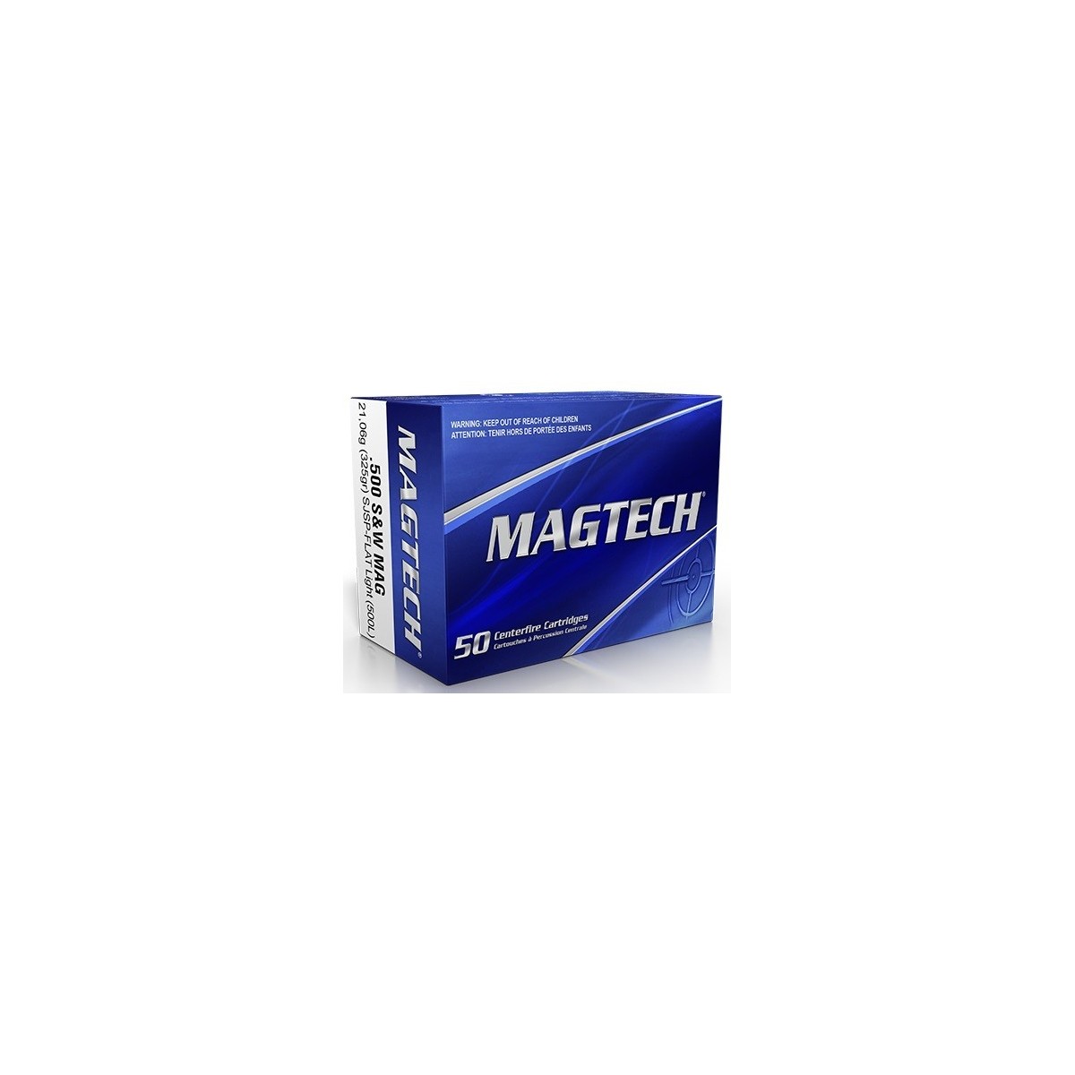 Cartouches MAGTECH 500 SW 325 gr SJSP Cartouches MAGTECH 500 SW 325 gr SJSP