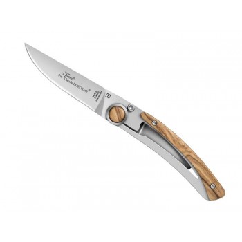 COUTEAU LE THIERS DOZORME LINER LOCK 10,5CM OLIVIER