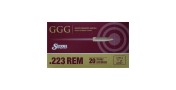 CARTOUCHES GGG CAL 223 OGIVES SIERRA HPBT 77GR X20