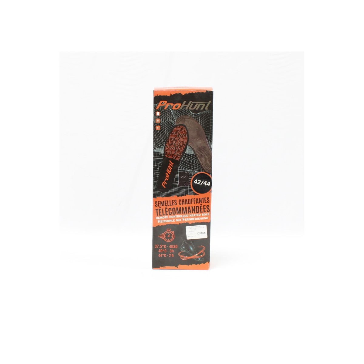 Semelles chauffantes PRO HUNT avec télécommande Semelles chauffantes PRO HUNT avec télécommande