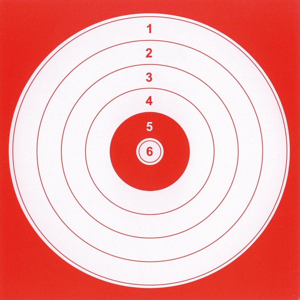 CIBLES 14 X 14 ROUGE PAQUET DE 100 SHOOT AGAIN CIBLES 14 X 14 ROUGE PAQUET DE 100 SHOOT AGAIN
