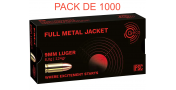 CARTOUCHES GECO 9X19 FMJ 124GRS PACK DE 1000