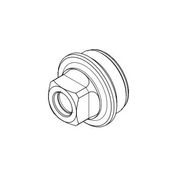 Adaptateur B&T HUB pour modérateur PRINT-X – Filetage 1/2″-28 UNEF